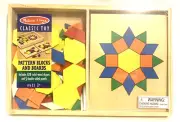 Melissa & Doug - Pattern Blocks and Boards - Classic Toy - 120pc - NEW & SEALED