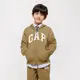 Gap 男童裝 Logo連帽外套-卡其色(890300)