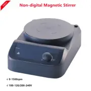 3L Non-digital Magnetic Stirrer Magnetic Mixer f/ Lab MS-PB with Plastic Plate