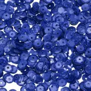 Loose Sequins 4200Pcs Cup Embroidery Sequins for Crafts Sewing,Laser Blue