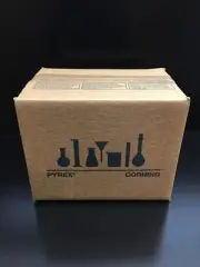 Pyrex REF 5020-250 Flask 250mL Erlenmeyer Narrow Mouth with PYREX 6 Units Case