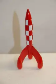 Tim & Struppi Tintin Metal Rocket 9.5cm Museum Moulinsart from Set 46530