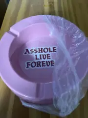 Assholes*s Live Forever Ashtray Pink Brand New ALF