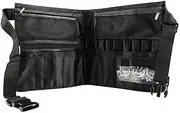 Makeup Brush Waist Bag,Multi Pockets Bag with Belt Strap,Makeup Artist Tool Storage Bag,Brush Storage Container,Foldable Cosmetic Pouch,for Makeup Artist