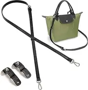 [velado] Bag Shoulder Strap, Adjustable Leather Shoulder Straps Kits for Mini Le PLIAGE Bag, Replacement Crossbody Belts, Leather Purse Straps Accessories for Women Girls