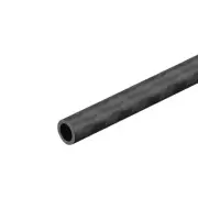 Carbon Fiber Round Tube 6x4x500mm 3K Roll Wrapped Matt for RC Airplane 1Pcs