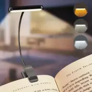 Rechargeable LED Book Light for Night Reading in Bed - Adjustable Clip-on Lamp