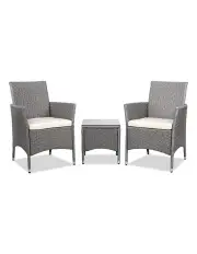 [Gardeon] Outdoor Chair and Table Set 3 Piece in Multi