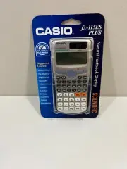 Casio FX-115ES PLUS Scientific Calculator, NEW Sealed Battery and Solar