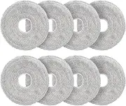 [ZITUZY] 8 Pieces Replacement Parts for Vacuum Cleaner for Ecovacs Deebot X2/T20/T20e/T30 Omni, Wipes Accessories for Xiaomi X20/X10+ Plus, for T30S Pro/Combo, for Dreame L10s/L10/L20/X40/L40 Ultra
