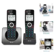 DECT 6.0 2-Handset Cordless Home Phone with Call Block, Caller ID, Full-Duple...
