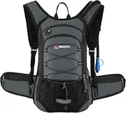 MIRACOL Hydration Backpack with 2L Water Bladder, Thermal Insulation Pack Keeps Liquid Cool up to 4 Hours, Perfect Outdoor Gear for Skiing, Running, Hiking, Cycling