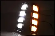 Mirror Indicator Light Car DRL Daytime Running Day Light Front Bumper Air Vent Fog Lamp Turn Signal Indicator Bulb For Civic Type R 2018-2022