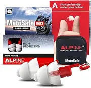 Alpine Hearing Protection Earplugs Motosafe, Race