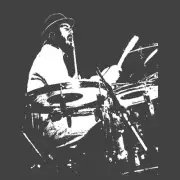 John Bonham T-Shirt Led Zeppelin drummer Ludwig drums BlackSheepShirts