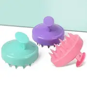 HATHA - Silicone Head Scalp Massager Green - One Size