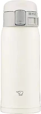 Zojirushi SM-SF36-WM Zojirushi Water Bottle, Direct Drinking, One-Touch Openi...
