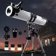 ESSENWI 114EQ Reflector Telescope for Adult Astronomy Beginners - Comes with ...