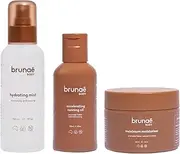 Brunae Body Ultimate Tanning Bundle - 3-Step System for Darker, Faster Tan - Moisturiser, Tanning Oil, & Hydrating Mist