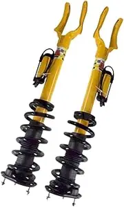 AODAZFC 68139497AE 68384344AC 2pcs Front Shock Suspension Spring Absorber Strut Electric Assys Compatible for Jeep Grand Cherokee SRT SRT8, Air Suspension, Heavy Duty Towing Shock Conversion