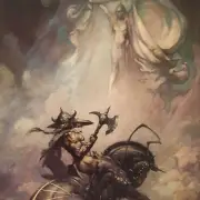 1979 vintage FRANK FRAZETTA poster - APPARITION - battle ghost woman - NEW NOS
