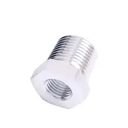Aeroflow Brand NPT Pipe Reducers 3/4" to 1/2" Silver Finish Hose Fitting