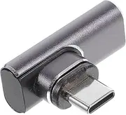 90Degree Magnetic USB C Adapter Fast Charging Data C Connector Angled Design for Flexible Use Protects Ports from Wear for Laptops and Tablets