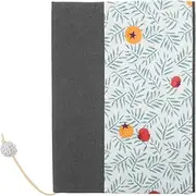 Tofficu Washable Fabric Book Cover Reusable Book Sleeve with Decorative Printing Cloth Protector for Easy Identification