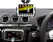 Ultimateaddons® Dual Suction Mount and Car Secure Adjustable Holder Suitable for approx 7-10" Tablet iPad Models