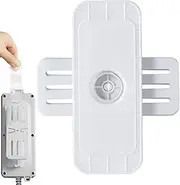 Mxshc Wall Mount Fixator - Adhesive Router Holder | Multifunctional Cable Management, Rotating Mounting Bracket for Wooden, Metal, Ceramic