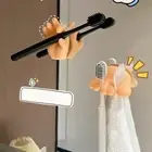 Wall Mounted Small Foot Toothbrush Holder Suction Cup