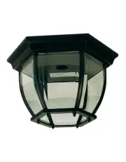 [Oriel Lighting] Highgate Under Eave Outdoor DIY Batten Fix Black