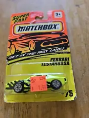 Matchbox 1995 FERRARI TESTAROSSA (5SP) / Superfast /#78