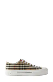 burberry Jack Check Low Top Sneaker in Archive Beige at Nordstrom, Size 9Us