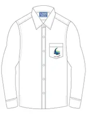 Snr Boys LS White Shirts