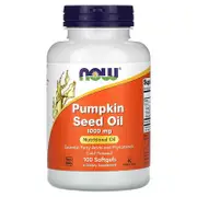 NOW Foods, Pumpkin Seed Oil, 1,000 mg, 100 Softgels