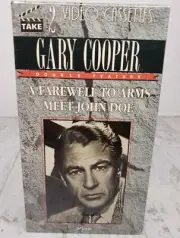 Gary Cooper Double Feature: A Farewell to Arms/Meet John Doe (VHS) New & Sealed!