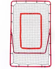 Pitch Back Rebound Net, Adjustable Rebounder Trainer for Baseball, Softball and