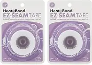 EZ Seam Fusible Sheer Tape for Quilt Batting and Seams, 1.5" x 15 Yards, White, 2 Pack