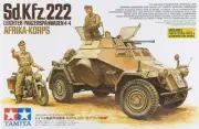 Tamiya 35286 1:35 SdKfz 222 w/DKW Motorcycle North African Campaign