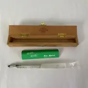Dunhill Montecruz Individuales Wood Cigar Box 8.5" With Ball Pen Watch