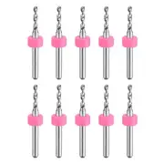 2.1mm Tungsten Carbide CNC Engraving Print Circuit Board PCB Drill Bits 10 Pcs