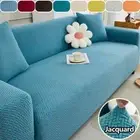 1pc Jacquard Elastic Sofa Cover Slipcovers for Living Room Slipcovers Protector