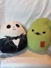 Squishmallow 14'' Nightmare Before Christmas Jack Skellington Green Oogie Boogie