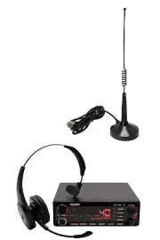 RoadKing RKCBBT CB Radio & RKING940 Bluetooth Headset + 12" Magnet Mount Antenna