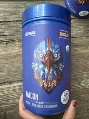 Falcon Vegan Protein Powder Organic, Stevia & Sugar Free, Plant Based, Chocolate