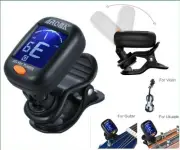 5pk Digital Chromatic Tuner for Guitar, Electric Guitar, Bass, Violin, Ukulele