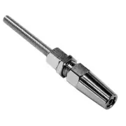2 X 3.0mm 316G S/S Swageless Terminals - Threaded