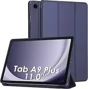 Case Compatible with Samsung Galaxy Tab A9 Plus 11 inch, Slim Smart Folio Trifold Stand with Auto/Sleep Tablet Case, Blue