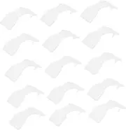 50pcs Clips Elastic Clasp for First Aid Care Fixing Clips Portable Small White Semi- Tension Buckles